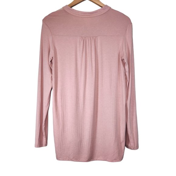 MaxMara Leisure Pink Silk Front Blouse Top - Picture 4 of 9